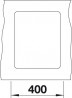 BLANCO 523417 zlewozmywak SUBLINE 320-F szarość skały Silgranit InFino manualny