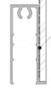 SEVROLL 05323 Gemini 4 Pax maskownica dolna 3m 4mm czarny mat