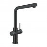 GROHE 31454KS1 Blue Home zestaw startowy z odpływem L aksamitna czarno - czarna