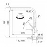 FRANKE Baterie FC 3834.503 ATLAS NEO celonerez antracit