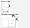 BLANCO 523332 zlewozmywak LEGRA 6 antracyt bez korka automatycznego SILGRANIT