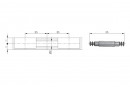 IF-Spiral lock kołek z podwójnym zakończeniem 2x35mm