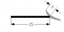 Tesníci profil MINI - transparent. L09/tr 4,2 m