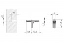 IF-K-Line podpórka do półek 3mm nikiel
