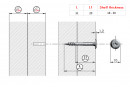 IF- wkręt Flat 4x31/20 ozdobny z płaskim łbem