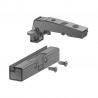 HETTICH 9091744 Sensys 8638i B12,5 TA32 SiSy do wąskiej ramki alu obsydian