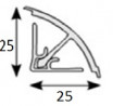 TL Egger F121 ST87 Listwa przyścienna  Metal Rock Antracyt 4,1m