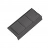 GOLLINUCCI Organizer łazienkowy z akcesoriami do gł.350 mm, antracyt 146x322x69