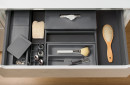 GOLLINUCCI Organizer łazienkowy z akcesoriami do gł.270 mm, antracyt 308x242x53