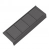 GOLLINUCCI Organizer łazienkowy z akcesoriami do gł. 450 mm, antracyt 146x422x69