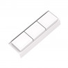 GOLLINUCCI Organizer łaziekowy z akcesoriami o gł. 400 mm, biały 122x372x69