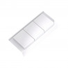 GOLLINUCCI Organizer łazienkowy z akcesoriami o gł.350 mm, biały 146x322x69