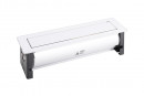 VersaTurn 3x 230V, 1x USB A/C 5V, białe szkło