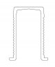 TERNO Diva Fluid profil dolny do frezowania art. 121, 1 m