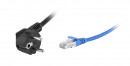 LEGRAND Pop-up podwójny, 2x 230V, ładowarka  USB A+A, 1x RJ45, HDMI, aluminium