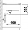 BLANCO 523734 zlewozmywak SUBLINE 500-U magnolie lesklá InFino manualny PuraPlus