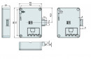 LEHMANN Zamek elektroniczny M410 RFID 13.56Mhz Mifare, czytnik A02 z podkładką