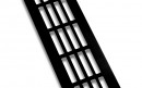 Kratka wentylacyjna 80/400mm czarny mat