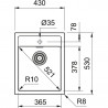 FRANKE Dřez SID 610-40 430 x 530mm béžová