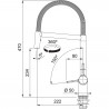FRANKE Baterie FN 3407.031 ACTIVE SEMI PRO chrom