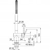 FRANKE Baterie FN 3407.901 ACTIVE SEMI PRO matná černá