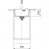 FRANKE Dřez MRG 610-39 FTL 440 x 500mm šedý kámen