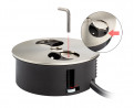 BACHMANN 931.150 Twist, 2 x gniazdko 230V czarne Schuko