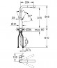 GROHE 30432000 Bateria ACCENT z odpływem L chrom