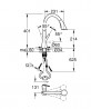 GROHE 30440000 Bateria SCALA C- wyciągany wylew z trzema dyszami chrom