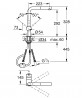 GROHE 30437DC0 Bateria VENTO L-out z superstalowym wysuwanym aeratorem
