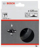 BOSCH 1609200240 Opěrný talíř 125 mm, 8 mm
