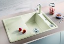 BLANCO 523182 zlewozmywak AXIA III 45 S kawowy z korkiem SILGRANIT PuraDur