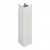 SCILM łącznik narożny/zaślepka 150 mm, szczotkowane aluminium