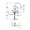 GROHE 31368001 Baterie BauLoop C-výpusť chrom