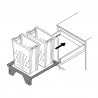 HETTICH 9279106 AvanTech YOU Pull Laundry - Kosz N