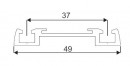 Sevroll 85242 tor dolny 2,7m srebrny (22/1)