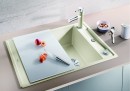 BLANCO 523192 zlewozmywak AXIA III 45 S kawowy z korkiem SILGRANIT PuraDur