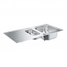 GROHE 31564SD1 Dřez K200 60-S 965 x 500mm nerez ocel, kartáčovaná