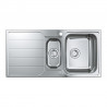 GROHE 31572SD1 Dřez K500 60-S 970 x 500mm nerez ocel, kartáčovaná