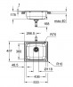 GROHE 31719SD0 Dřez K200 60-S 533 x 457mm nerez ocel, kartáčovaná