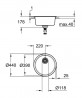 GROHE 31720SD0 Dřez K200 50-S 440mm nerez ocel, kartáčovaná