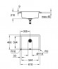 GROHE 31655AT0 Dřez K700U 70-C 610 x 457mm granitová šedá