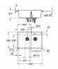 GROHE 31657AP0 Dřez K700 90-C 838 x 559mm dřez vlevo granitová černá