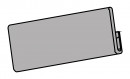 BLUM ABD.1009 zaślepka zewnętrzna MERIVOBOX / bez logo, do druku, szczotkow.inox