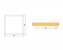 LED światło punktowe CIRAT 12V 3W białe, ciepły biały
