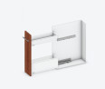 K-BLUM Space Twin wąskie szafki Antaro, szary R9006