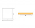 LED światło punktowe CIRAT 12V 3W alu neutralny biały