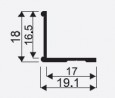 SEVROLL 00069 kątownik K2 Decor 1,7m jasny brąz