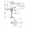 GROHE 30576000 BauKlasyczny kran ze średnio wysoką wylewką, chrom