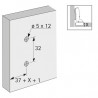 HETTICH 9075083 Sensys prowadnik 8099 D=5 euro